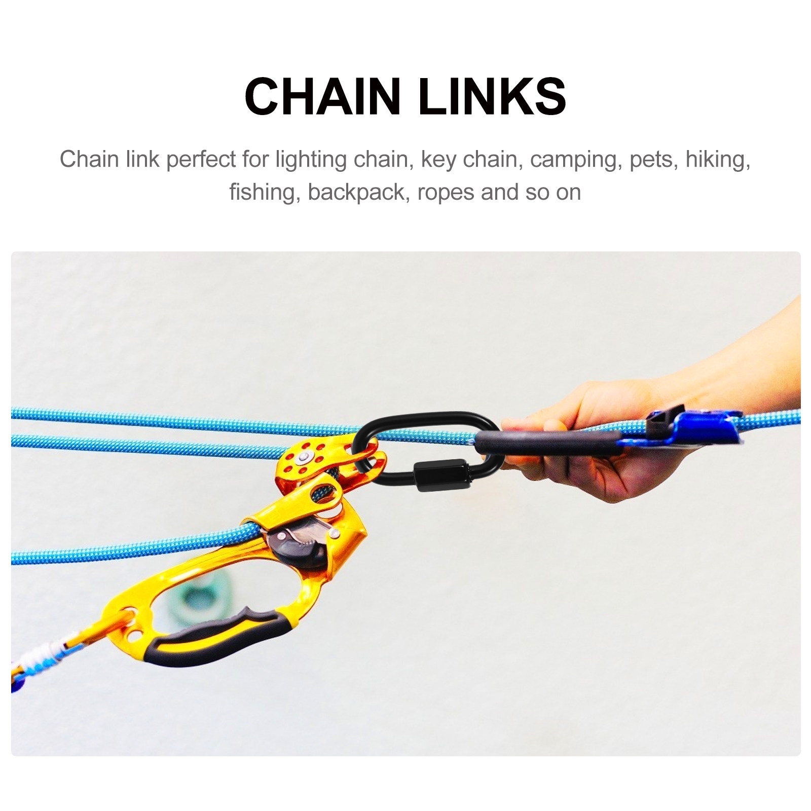 8Pcs Quick Links Stainless Ste - огляд і ціна Chain Quick Link