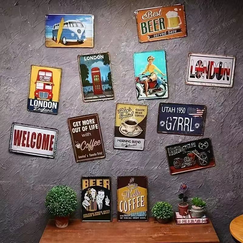 HD Metal Tin Sign French Cycli - огляд і ціна Mountain Biking Europe
